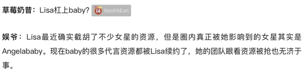 Tin đồn hot nhất Weibo: Angela Baby bất lực, trơ mắt nhìn Lisa (BLACKPINK) nẫng tay trên loạt hợp đồng quảng cáo? - Ảnh 3.