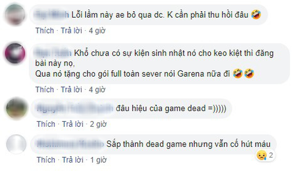 Hàng loạt game thủ Liên Quân lên tiếng giận dỗi Garena vì bị thu lại skin, có không giữ mất đừng tìm, giờ muốn giữ thì tìm ai? - Ảnh 6. Hàng loạt game thủ Liên Quân lên tiếng giận dỗi Garena vì bị thu lại skin, có không giữ mất đừng tìm, giờ muốn giữ thì tìm ai? - Ảnh 6.