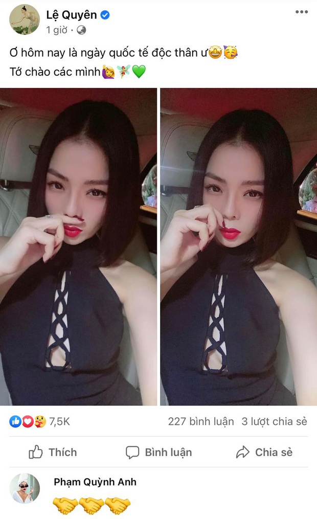 2 mẹ bỉm hot nhất Vbiz mừng lễ độc thân: Phạm Quỳnh Anh sexy nổi loạn, Lệ Quyên nhập hội F.A sau 7749 lần lộ hint với tình trẻ - Ảnh 7. 2 mẹ bỉm hot nhất Vbiz mừng lễ độc thân: Phạm Quỳnh Anh sexy nổi loạn, Lệ Quyên nhập hội F.A sau 7749 lần lộ hint với tình trẻ - Ảnh 7.