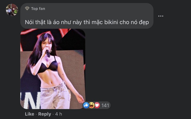 Áo vành đai khoe trọn cơ bụng của Tóc Tiên: bạn thấy chất hay hở hang như không mặc? - Ảnh 3.