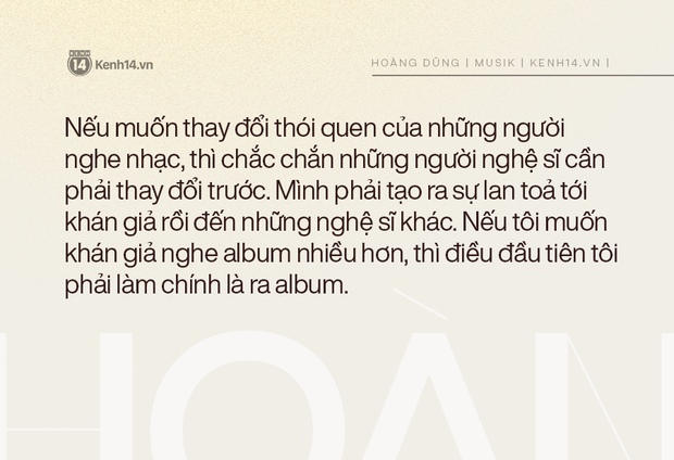 Hoàng Dũng: Nếu có cơ hội ngồi cùng Suboi, tôi tin hai chị em nhất định sẽ làm được nhiều thứ hay ho - Ảnh 13. Hoàng Dũng: Nếu có cơ hội ngồi cùng Suboi, tôi tin hai chị em nhất định sẽ làm được nhiều thứ hay ho - Ảnh 13.