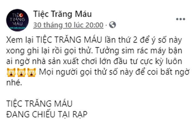 Fan Việt tò mò số điện thoại ở Tiệc Trăng Máu bèn gọi cháy máy liền nhận cái kết hú hồn - Ảnh 2. Fan Việt tò mò số điện thoại ở Tiệc Trăng Máu bèn gọi cháy máy liền nhận cái kết hú hồn - Ảnh 2.