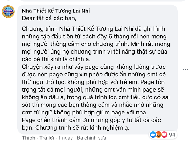 Thêm 1 chương trình bị antifan Hương Giang tràn vào tấn công, ekip phải lên tiếng giải thích và xin thông cảm - Ảnh 3.