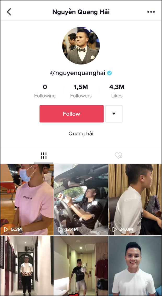 Quang Hải rời hội follow mình em trên TikTok 1,5 triệu fan, xóa luôn bức ảnh cuối cùng với Huỳnh Anh - Ảnh 4. Quang Hải rời hội follow mình em trên TikTok 1,5 triệu fan, xóa luôn bức ảnh cuối cùng với Huỳnh Anh - Ảnh 4.