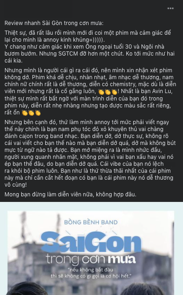 Khán giả Việt xem Sài Gòn Trong Cơn Mưa hầu hết đều ưng cảnh nóng, nhưng diễn xuất dàn sao phụ gây tranh cãi - Ảnh 9.