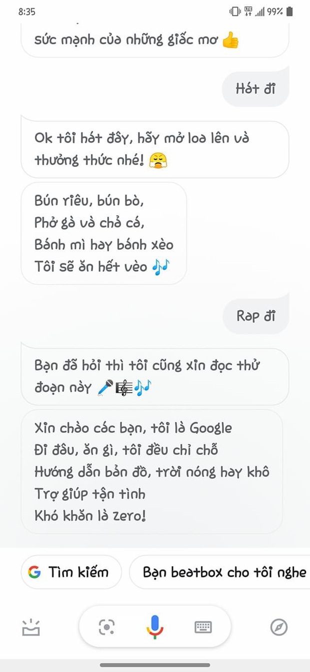 Cười đau bụng với màn đối đáp của Trợ lý Google: vừa mặn, lại vừa biết luôn cả rap - Ảnh 7.