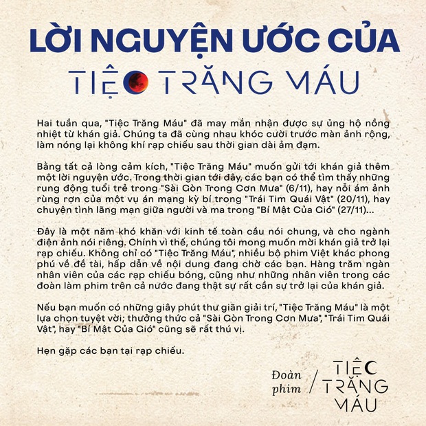 Tiệc Trăng Máu đăng đàn kêu gọi khán giả ủng hộ phim Việt mà bỏ quên Chồng Người Ta, tình chị em có bền lâu? - Ảnh 1. Tiệc Trăng Máu đăng đàn kêu gọi khán giả ủng hộ phim Việt mà bỏ quên Chồng Người Ta, tình chị em có bền lâu? - Ảnh 1.