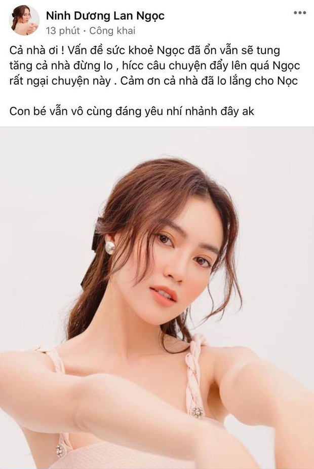 Lan Ngọc chính thức lên tiếng nói rõ tình trạng sức khoẻ hiện tại giữa lúc tin tức về bệnh tiền ung thư gây xôn xao - Ảnh 2. Lan Ngọc chính thức lên tiếng nói rõ tình trạng sức khoẻ hiện tại giữa lúc tin tức về bệnh tiền ung thư gây xôn xao Lan Ngọc chính thức lên tiếng nói rõ tình trạng sức khoẻ hiện tại giữa lúc tin tức về bệnh tiền ung thư gây xôn xao - Ảnh 2. Lan Ngọc chính thức lên tiếng nói rõ tình trạng sức khoẻ hiện tại giữa lúc tin tức về bệnh tiền ung thư gây xôn xao