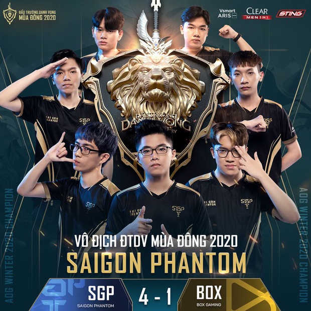 Saigon Phantom đè bẹp BOX Gaming, Bóng ma Sài thành chính thức trở thành tân vương của Đấu Trường Danh Vọng - Ảnh 6.