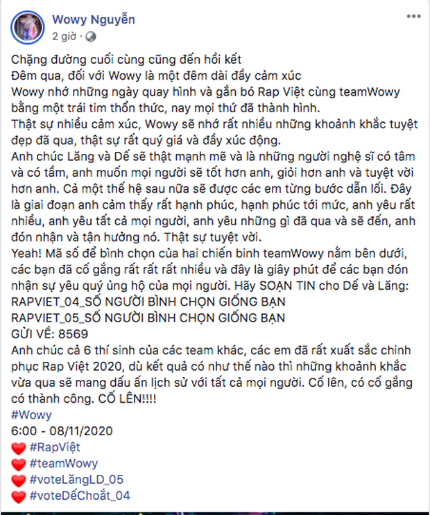 Binz kêu gọi vote khắp MXH, Suboi và Karik sốt sắng nhưng không bằng Rhymastic khoe nhắn tin bình chọn cho cả 8 thí sinh! - Ảnh 10.
