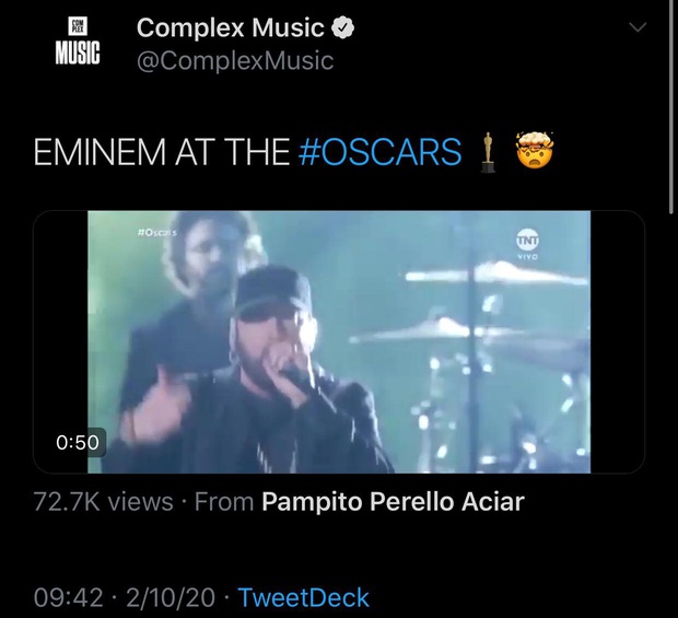 Netizen ngỡ ngàng vì Eminem xuất hiện tại Oscars: Sao lớn cỡ nào cũng thành teen quẩy với chú rapper! - Ảnh 12.