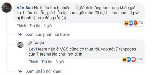 Sau trận thua trước Team Flash, Levi đáp trả cực gắt lời chỉ trích chê bai của cộng đồng mạng! - Ảnh 2. Sau trận thua trước Team Flash, Levi đáp trả cực gắt lời chỉ trích chê bai của cộng đồng mạng! - Ảnh 2.
