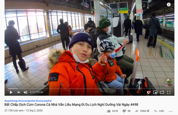 Cả nhà Quỳnh Trần JP dắt nhau đi du lịch nghỉ dưỡng bất chấp dịch virus corona, bé Sa lại xuất hiện lần nữa trên video cùng ba mẹ - Ảnh 2.