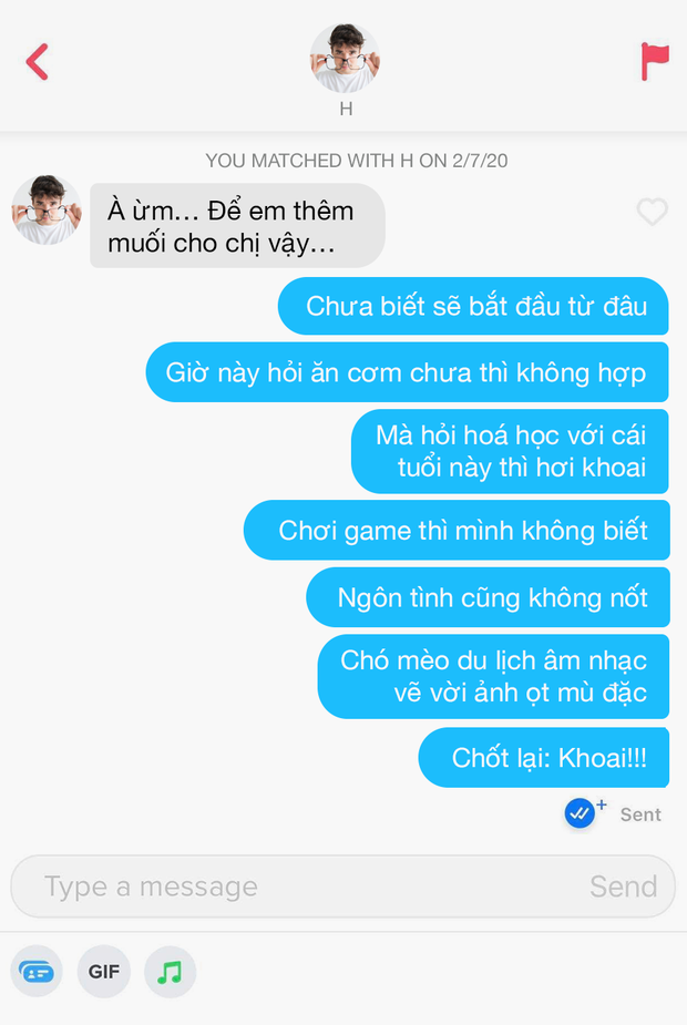 Hé lộ 12 đoạn chat đọc xong muốn bỏ dùng Tinder: Khi bạn order real love nhưng thượng đế thử thách bằng 7749 trò đùa - Ảnh 8.