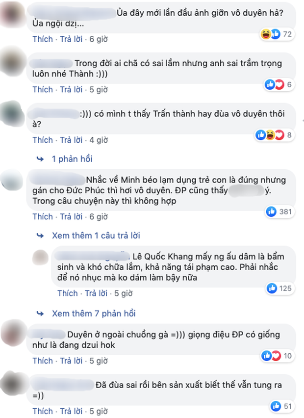 Trấn Thành mang chuyện Minh Béo lạm dụng trẻ em ra đùa, netizen phản ứng vô cùng dữ dội: Đùa vậy có gì vui? - Ảnh 3.