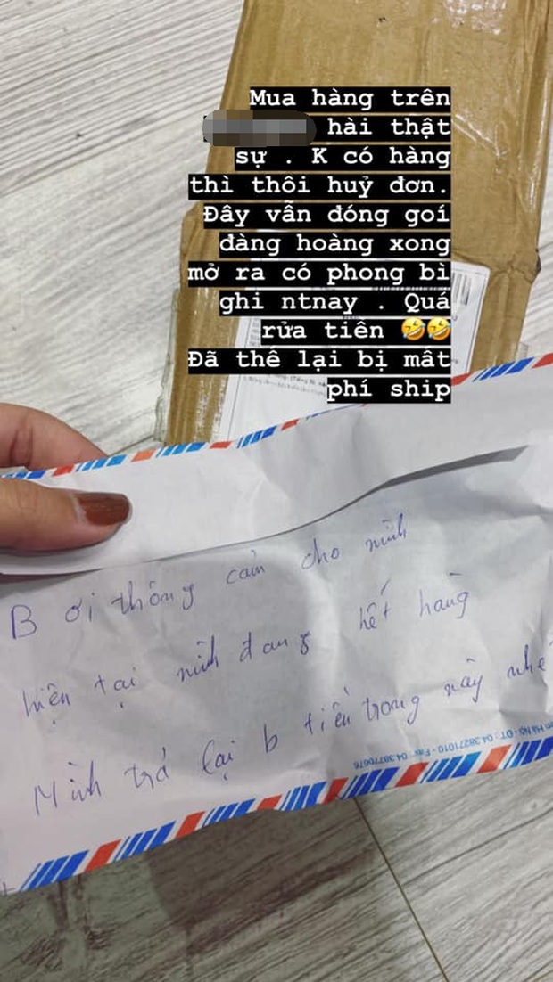 Lịch sử mua hàng online ghi nhận 1 ca khó đỡ: Hết hàng chủ shop không nhắn một câu, ship trả lại khách 50k trong thùng giấy to đùng - Ảnh 3. Lịch sử mua hàng online ghi nhận 1 ca khó đỡ: Hết hàng chủ shop không nhắn một câu, ship trả lại khách 50k trong thùng giấy to đùng - Ảnh 3.