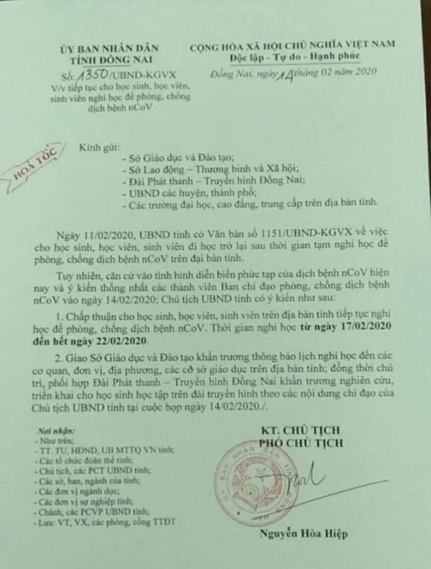 Cập Nhật: Loạt tỉnh thành cho học sinh nghỉ tiếp đến cuối tháng 2 để phòng dịch Covid-19 - Ảnh 1. Cập Nhật: Loạt tỉnh thành cho học sinh nghỉ tiếp đến cuối tháng 2 để phòng dịch Covid-19 - Ảnh 1.