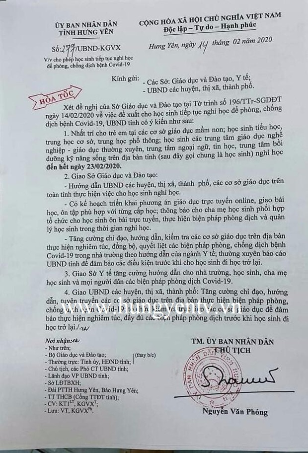 Cập Nhật: Loạt tỉnh thành cho học sinh nghỉ tiếp đến cuối tháng 2 để phòng dịch Covid-19 - Ảnh 5. Cập Nhật: Loạt tỉnh thành cho học sinh nghỉ tiếp đến cuối tháng 2 để phòng dịch Covid-19 - Ảnh 5.
