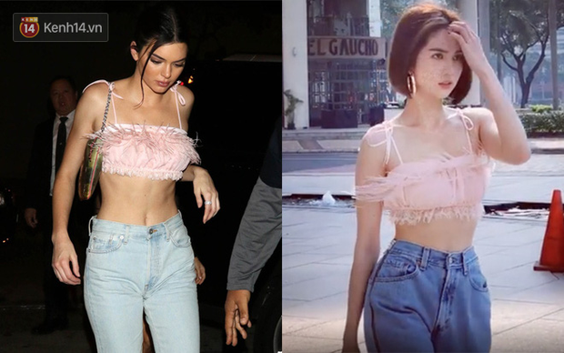 Ngọc Trinh hẳn là phải bị ám ảnh với Kendall Jenner dữ lắm nên mới học hỏi tới gần chục lần thế này - Ảnh 5.