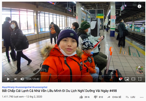 Người xem lo lắng khi thấy vlog có bé Sa của Quỳnh Trần JP bị ẩn khỏi Youtube, chính chủ lên tiếng giải thích thì ai nấy mới thở phào - Ảnh 2.