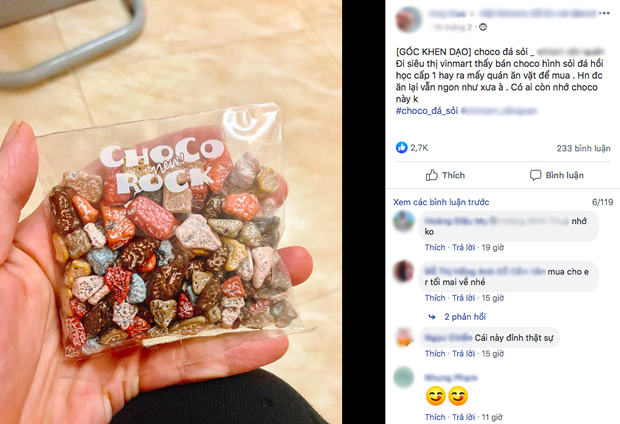 Món kẹo socola sỏi đá khiến dân mạng tranh cãi vì không rõ là loại cứng hay dẻo mới đúng chuẩn “huyền thoại” tuổi thơ?