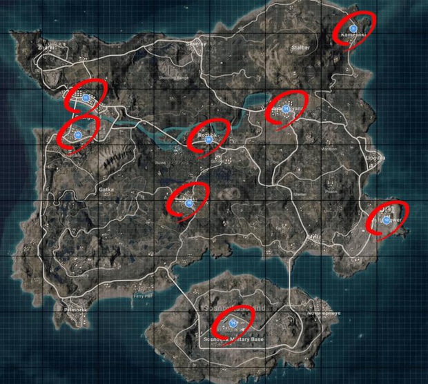 PUBG: Những địa điểm xuất hiện camera CCTV tại Erangel và cách phá hủy chúng - Ảnh 1. PUBG: Những địa điểm xuất hiện camera CCTV tại Erangel và cách phá hủy chúng - Ảnh 1.