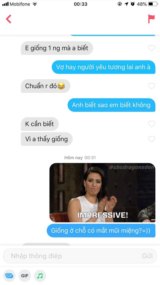 Biết xấu nết sẽ khó kiếm real love, nhưng lên Tinder mà không được cà khịa thì như ăn bún đậu thiếu mắm tôm! - Ảnh 8. Biết xấu nết sẽ khó kiếm real love, nhưng lên Tinder mà không được cà khịa thì như ăn bún đậu thiếu mắm tôm! - Ảnh 8.