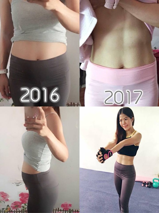 Choáng với màn giảm 36kg trong 9 tháng từ mẹ bỉm sữa người Thái, lột xác hoàn toàn đến ngỡ ngàng - Ảnh 4. Choáng với màn giảm 36kg trong 9 tháng từ mẹ bỉm sữa người Thái, lột xác hoàn toàn đến ngỡ ngàng - Ảnh 4.