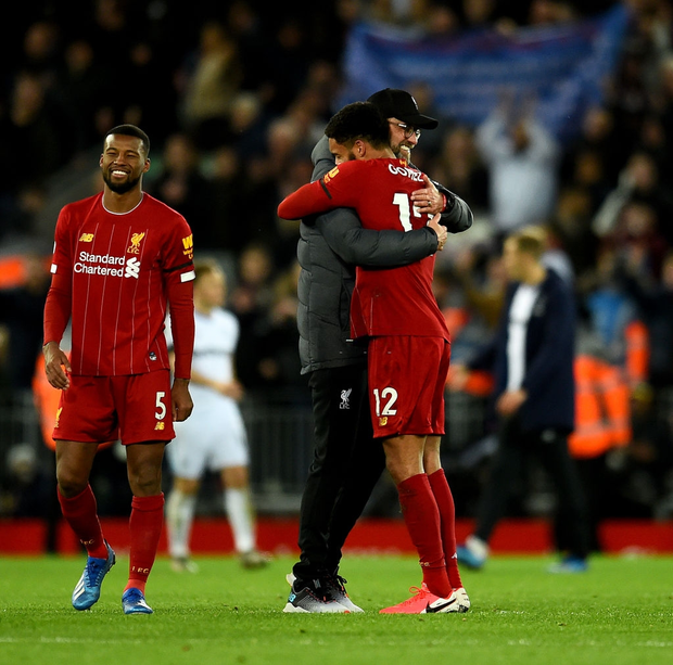 Liverpool lập kỷ lục và cũng hết cơ hội san bằng một kỷ lục khác sau chiến thắng hú vía trước đối thủ trong nhóm xuống hạng - Ảnh 10. Liverpool lập kỷ lục và cũng hết cơ hội san bằng một kỷ lục khác sau chiến thắng hú vía trước đối thủ trong nhóm xuống hạng - Ảnh 10.