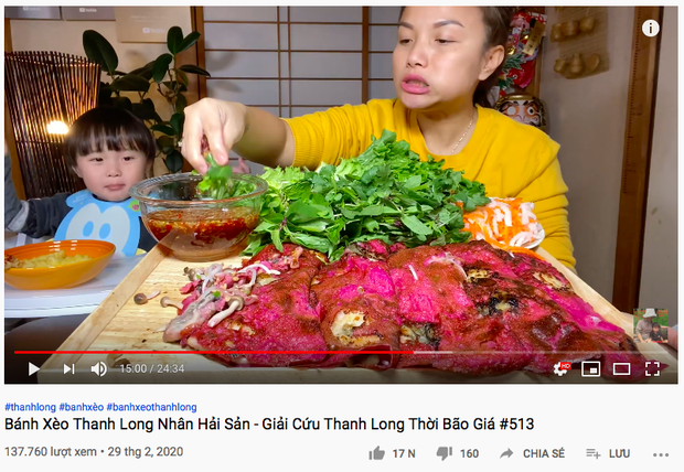 Mẹ con Quỳnh Trần - bé Sa được ủng hộ nhiệt tình với món bánh xèo thanh long, dù ở nước Nhật xa xôi vẫn góp phần giải cứu nông sản Việt Nam - Ảnh 2. Mẹ con Quỳnh Trần - bé Sa được ủng hộ nhiệt tình với món bánh xèo thanh long, dù ở nước Nhật xa xôi vẫn góp phần giải cứu nông sản Việt Nam - Ảnh 2.