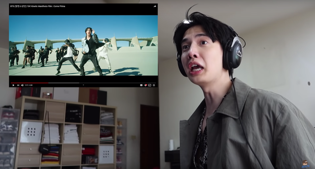 YouTuber người Thái với màn react MV của BTS mặn như muối biển: Không làm trò thì anh cũng nổi vì đẹp trai - Ảnh 2. YouTuber người Thái với màn react MV của BTS mặn như muối biển: Không làm trò thì anh cũng nổi vì đẹp trai - Ảnh 2.