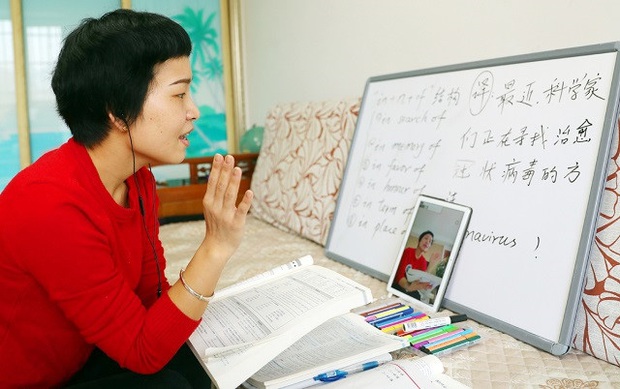 Giáo viên Trung Quốc nỗ lực dạy qua internet khi học sinh nghỉ học vì virus Corona - Ảnh 3.