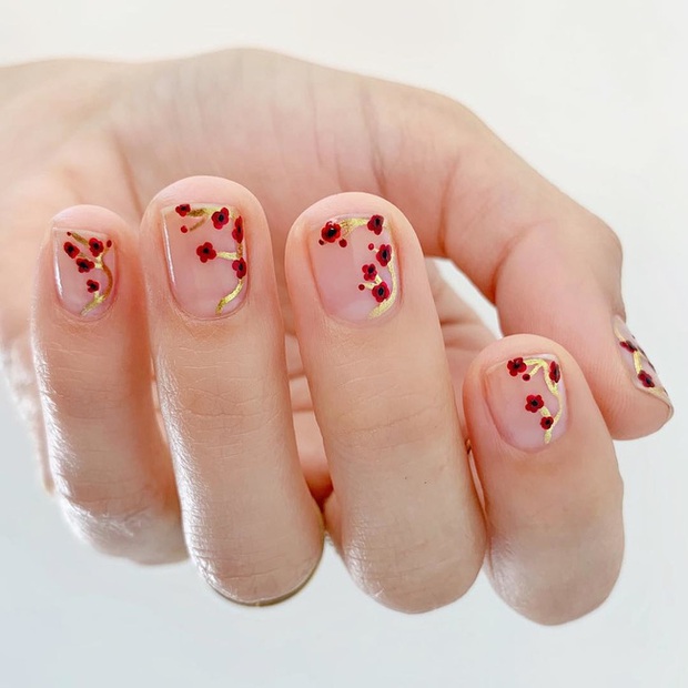 Gợi ý 14 bộ nail xinh hết cỡ cho dịp Valentine các nàng nên lưu lại để triển dần - Ảnh 3. Gợi ý 14 bộ nail xinh hết cỡ cho dịp Valentine các nàng nên lưu lại để triển dần - Ảnh 3.