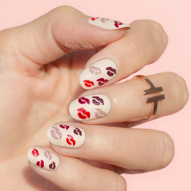 Gợi ý 14 bộ nail xinh hết cỡ cho dịp Valentine các nàng nên lưu lại để triển dần - Ảnh 5. Gợi ý 14 bộ nail xinh hết cỡ cho dịp Valentine các nàng nên lưu lại để triển dần - Ảnh 5.