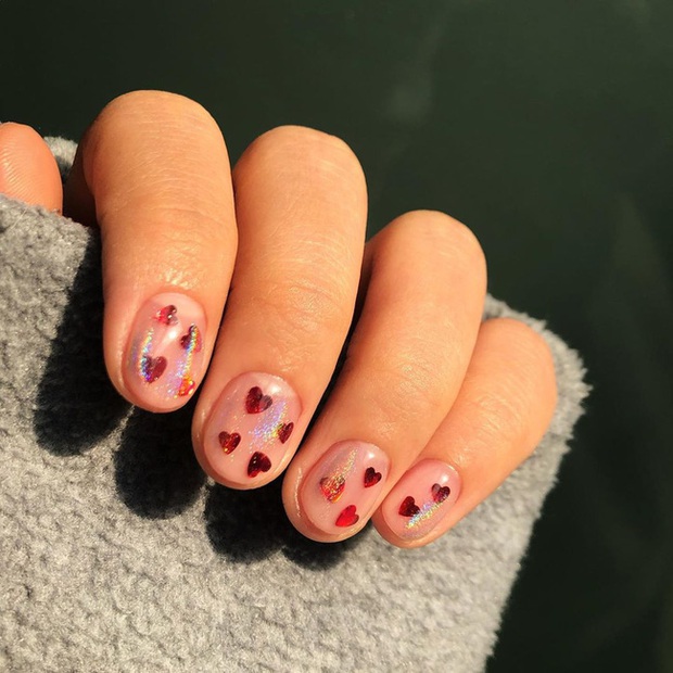 Gợi ý 14 bộ nail xinh hết cỡ cho dịp Valentine các nàng nên lưu lại để triển dần - Ảnh 9. Gợi ý 14 bộ nail xinh hết cỡ cho dịp Valentine các nàng nên lưu lại để triển dần - Ảnh 9.