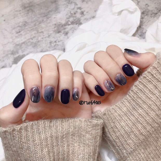 Màu nail xanh cổ điển classic blue đang được lăng xê rần rần: Nhích thử mới biết vừa sáng tay lại vừa sang xịn - Ảnh 9.