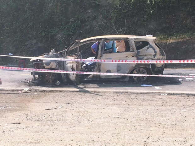 2 người chết trong ô tô bốc cháy sau tiếng nổ lớn ở Quảng Nam là vợ chồng - Ảnh 2.