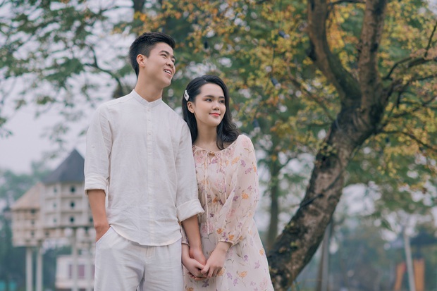 Thêm ảnh cưới cực ngọt của Duy Mạnh và Quỳnh Anh: Chú rể - cô dâu sánh đôi tựa như cuốn phim ngôn tình! - Ảnh 3.