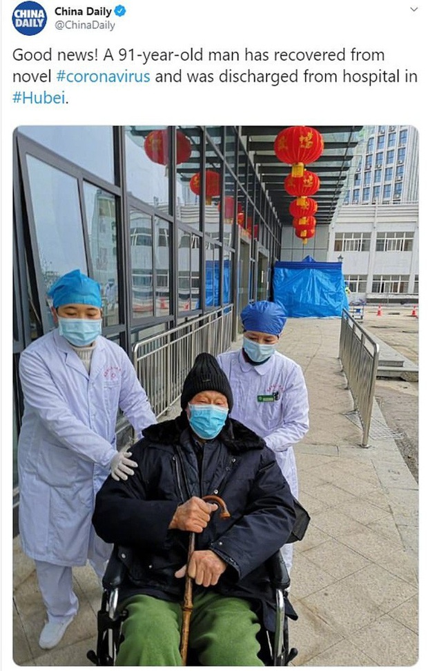 Cụ ông 91 tuổi và 5 trẻ em tại ổ dịch Vũ Hán hồi phục sau khi nhiễm virus corona mới - Ảnh 5. Cụ ông 91 tuổi và 5 trẻ em tại ổ dịch Vũ Hán hồi phục sau khi nhiễm virus corona mới - Ảnh 5.