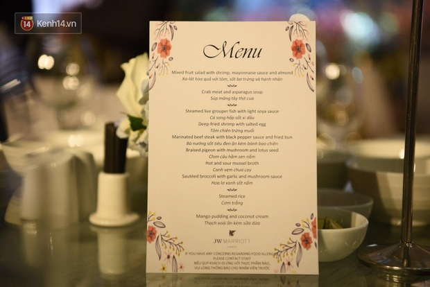 Lộ diện thực đơn tiệc cưới Duy Mạnh - Quỳnh Anh tại khách sạn JW Marriott với toàn món đắt tiền hơn hẳn - Ảnh 3. Lộ diện thực đơn tiệc cưới Duy Mạnh - Quỳnh Anh tại khách sạn JW Marriott với toàn món đắt tiền hơn hẳn - Ảnh 3.