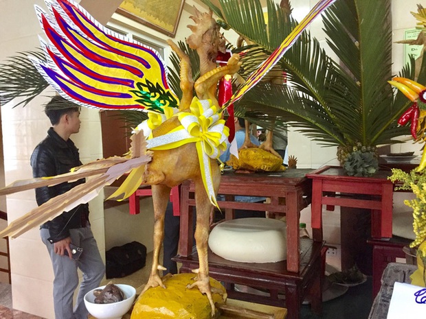 Ngắm những thế gà múa trên mâm cỗ ngày rằm tháng giêng ở Hà Tĩnh - Ảnh 9. Ngắm những thế gà múa trên mâm cỗ ngày rằm tháng giêng ở Hà Tĩnh - Ảnh 9.