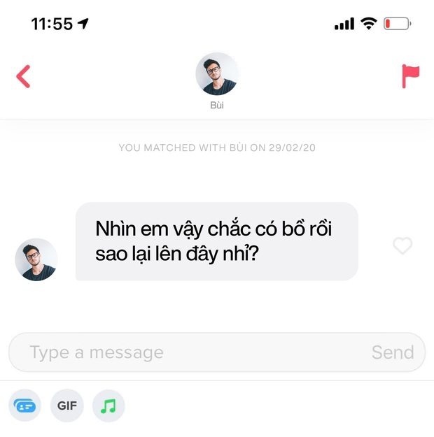 Tinder và những lần unmatch: Đẹp trai, profile xịn xò làm gì mà nhắn tin chán òm thì cũng nhận vé bái bai anh gì đó ơi! - Ảnh 5. Tinder và những lần unmatch: Đẹp trai, profile xịn xò làm gì mà nhắn tin chán òm thì cũng nhận vé bái bai anh gì đó ơi! - Ảnh 5.