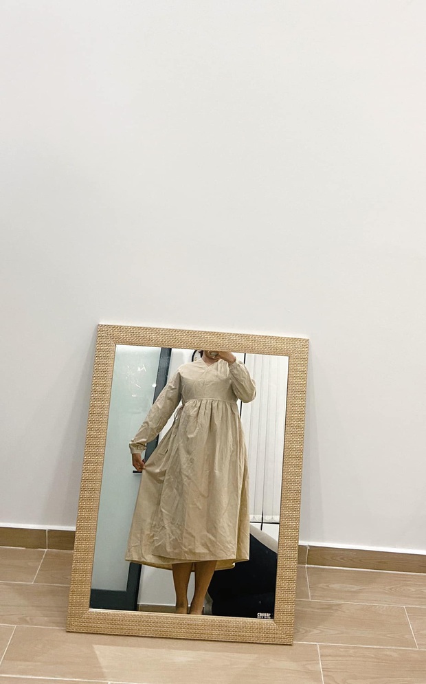 Từ chiếc váy cũ, gái đảm trồ tài tái chế được 4 món đồ xinh xắn, làm luôn studio sống ảo tại gia  - Ảnh 1.