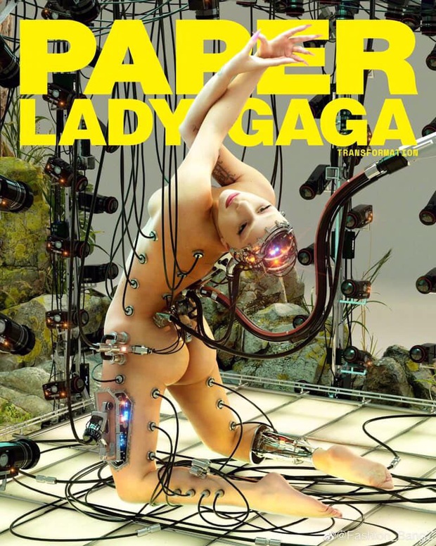Chị Dậu Lady Gaga trở lại với bộ ảnh gây sốc: Nude 100% chẳng kiêng dè, choáng ngợp vì như poster phim bom tấn - Ảnh 2.