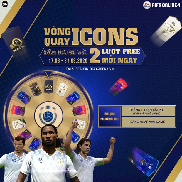 FIFA Online 4: Game thủ háo hức với sự kiện săn ICONS miễn phí mỗi ngày được áp dụng trên cả FO4 Mobile! - Ảnh 1.