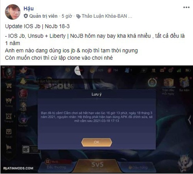 Liên Quân Mobile: Garena tiếp tục đẩy mạnh quét hack trên hệ điều hành iOS, hacker bay màu hàng loạt! - Ảnh 2.