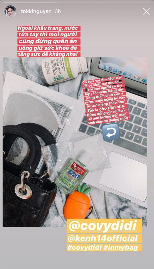 Dân mạng khoe những vật bất ly thân trong túi mùa dịch: Khẩu trang, nước rửa tay khô, Vitamin C... bạn có thiếu thứ gì không? - Ảnh 13.