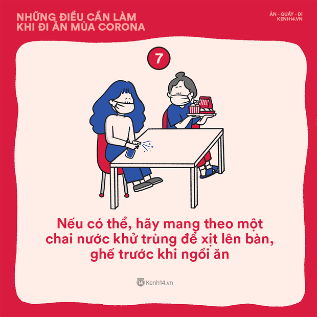 Không thể bỏ được thói quen ăn ngoài: Đây là 8 điều bạn nhất định phải nhớ để phòng tránh lây nhiễm trong mùa dịch COVID-19 - Ảnh 13. Không thể bỏ được thói quen ăn ngoài: Đây là 8 điều bạn nhất định phải nhớ để phòng tránh lây nhiễm trong mùa dịch COVID-19 - Ảnh 13.