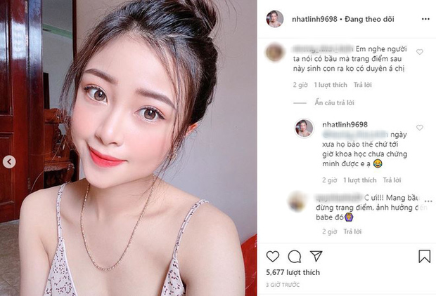 Nhật Linh (vợ Văn Đức) khoe ảnh sexy, bắt trend thả thính ngọt ngào: Yêu không cần cớ. Cần Đức cơ. - Ảnh 2. Nhật Linh (vợ Văn Đức) khoe ảnh sexy, bắt trend thả thính ngọt ngào: Yêu không cần cớ. Cần Đức cơ. - Ảnh 2.