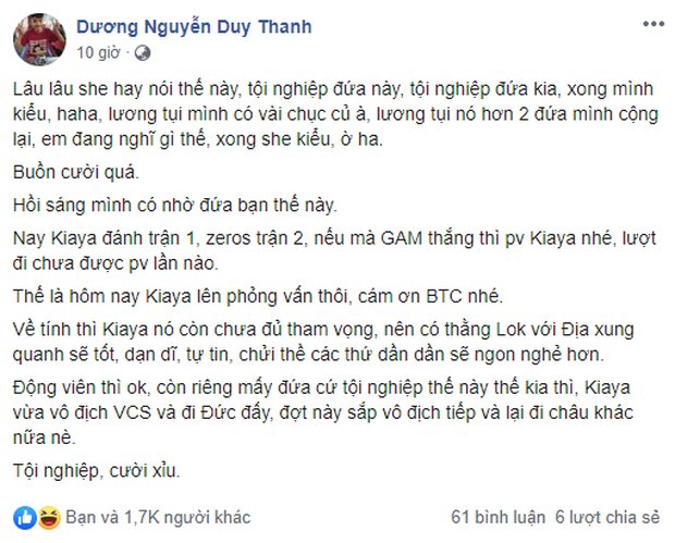 LMHT: Dân mạng xì xào Zeros về thì Kiaya lại ra rìa, HLV Tinikun phản pháo vô địch VCS thì cần ai thương hại? - Ảnh 3.